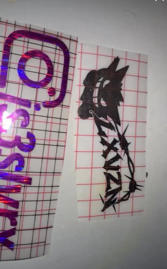 LXVZN Gengar style slap sticker