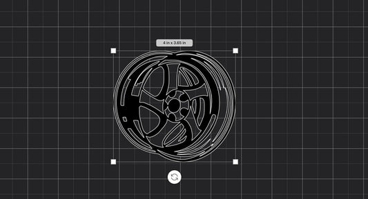 Whistler Wheel Rim Vinyl Sticker | Car Decal