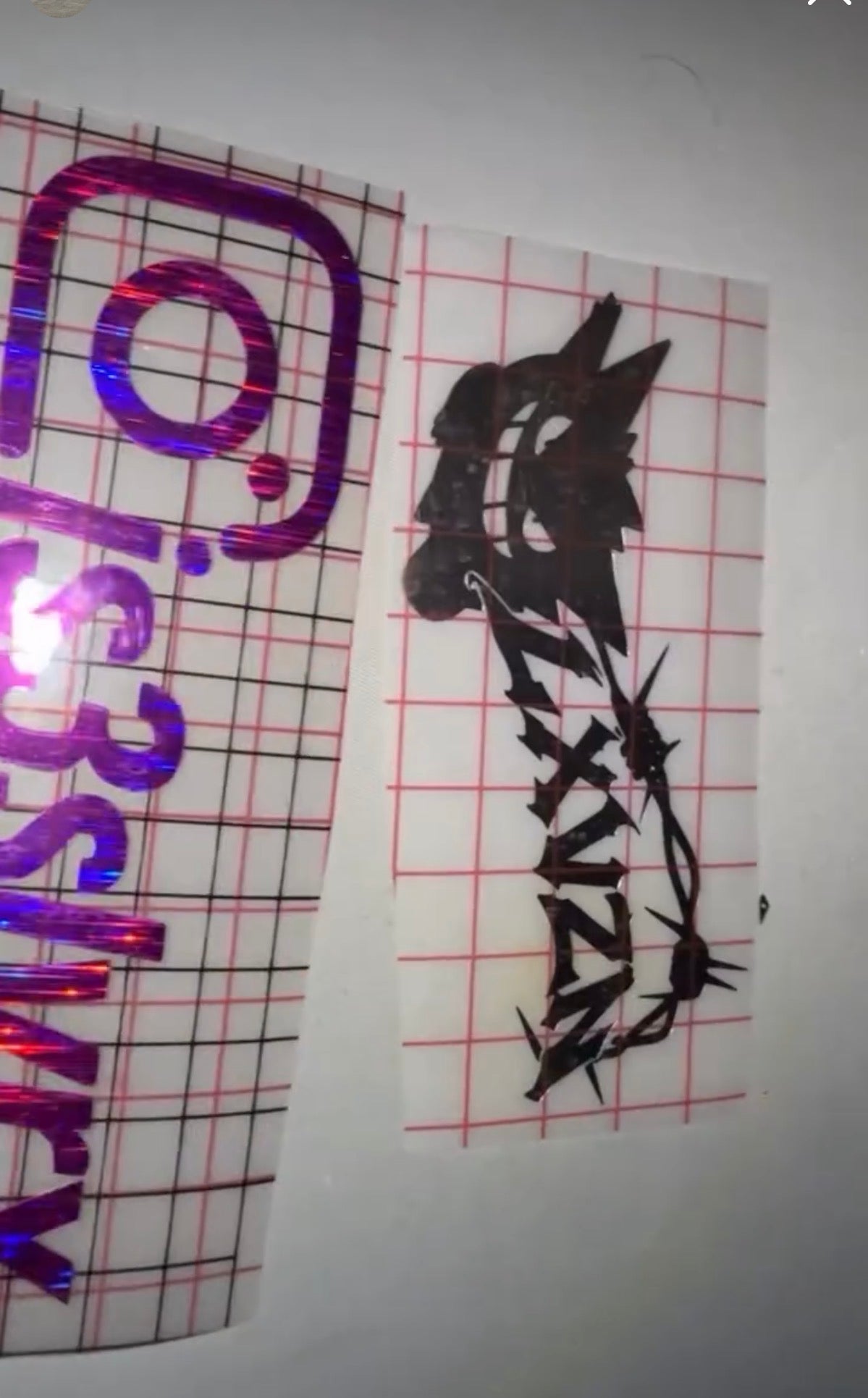 LXVZN Gengar style slap sticker