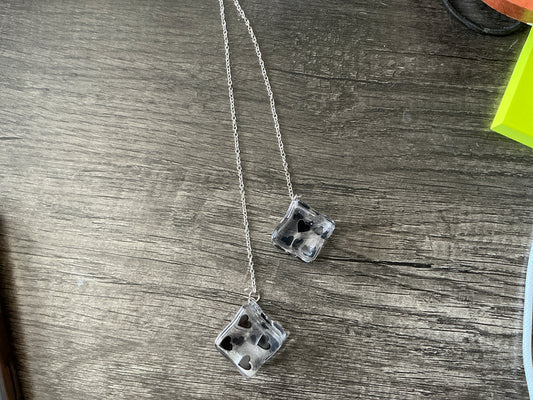 Ice cube dice mirror accessory