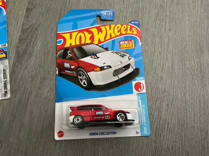 2022 Hot Wheels Honda civic custom (hook damage)