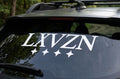 LXVZN member banner | Star LXVZN vinyl decal sticker V2