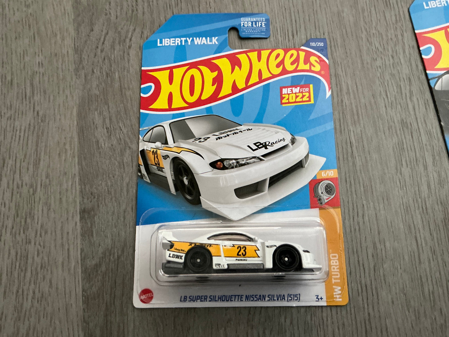 Hot Wheels LB Super Silhouette Nissan Silvia (S15) (White)