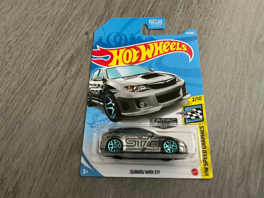 Hot Wheels Walmart Exclusive ZAMAC Subaru WRX STI (#68/250)