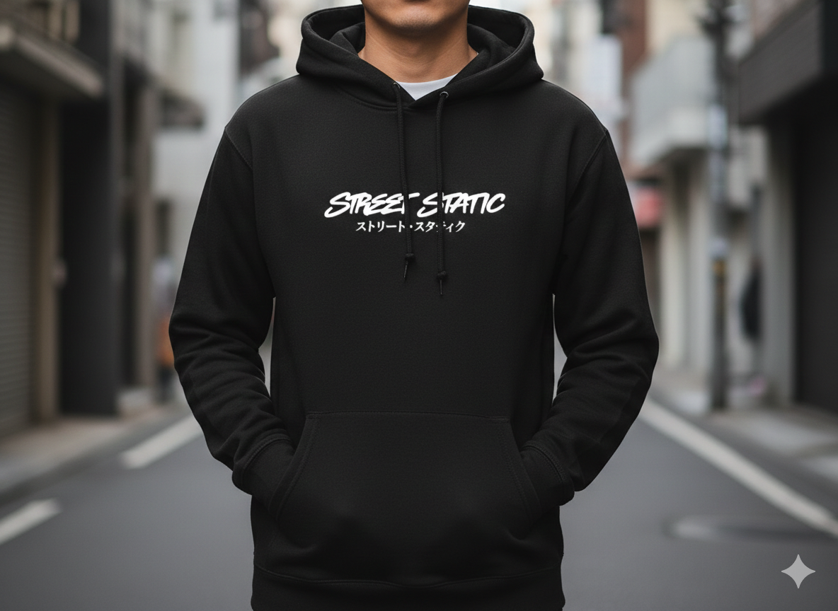 StreetStatic Japanese style hoodie or t-shirt