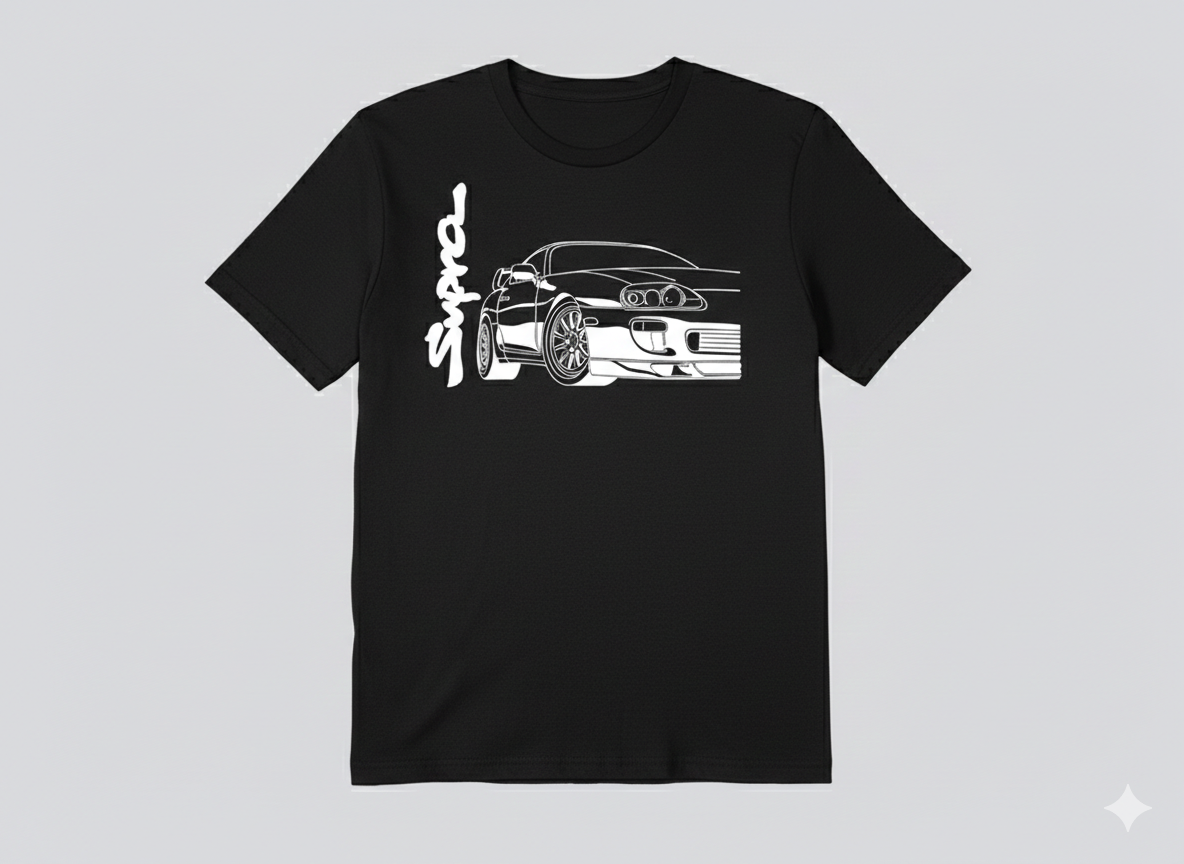 Toyota Supra MK4 T-Shirt - JDM Legend Minimalist Graphic Tee