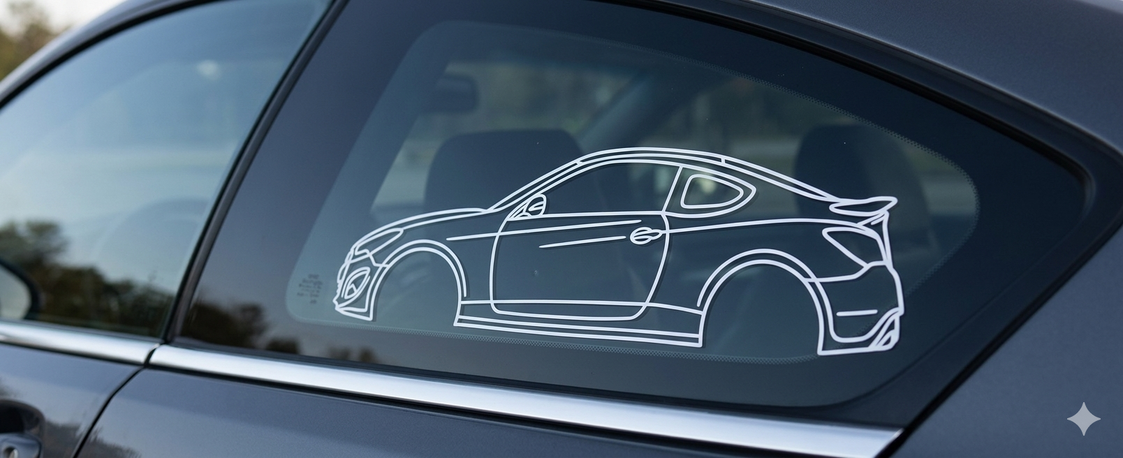 Genesis bk2 silhouette viynl sticker