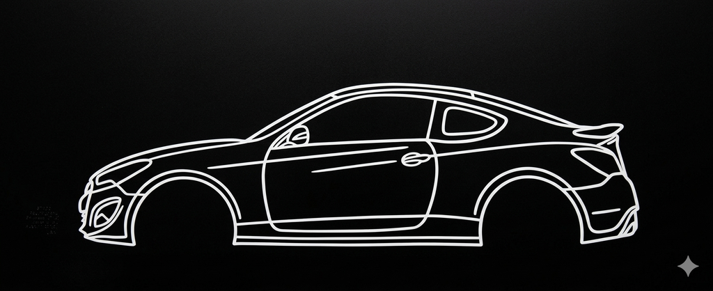 Genesis bk2 silhouette viynl sticker