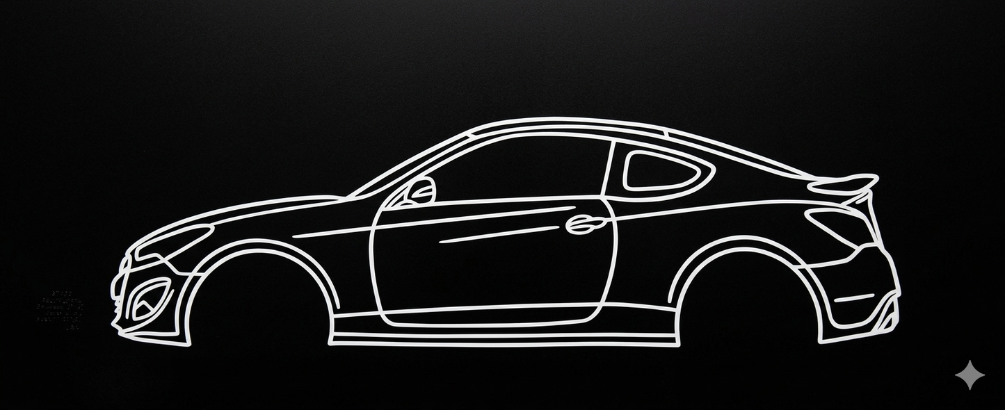 Genesis bk2 silhouette viynl sticker