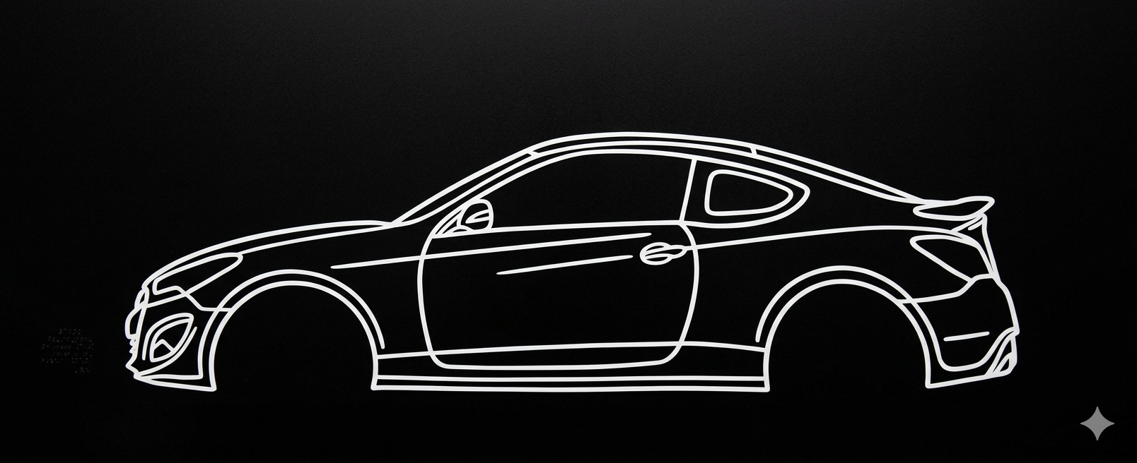 Genesis bk2 silhouette viynl sticker