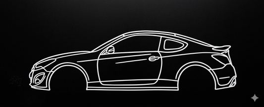 Genesis bk2 silhouette viynl sticker