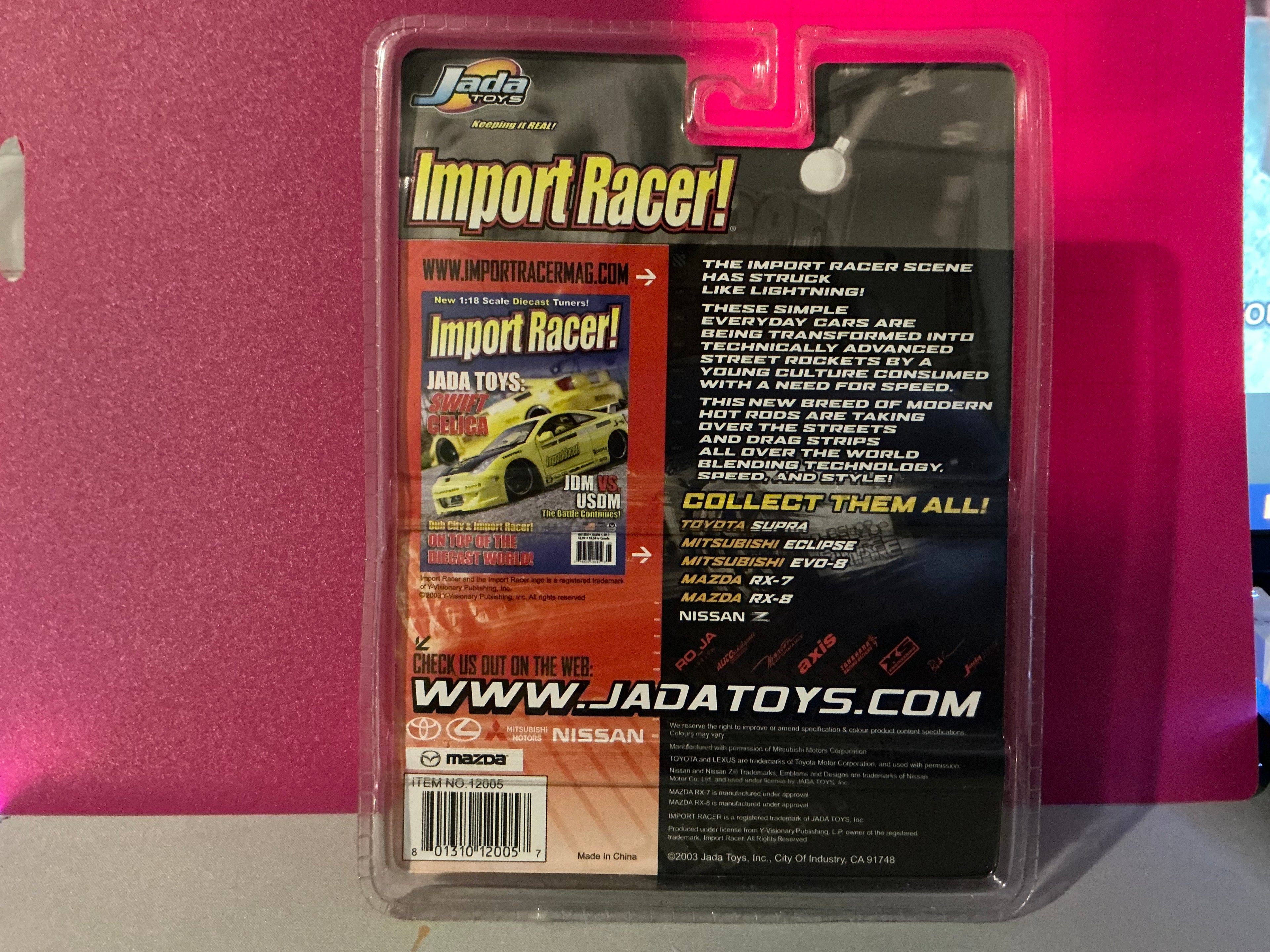 Mazda RX-8 Import Racer metal die-cast