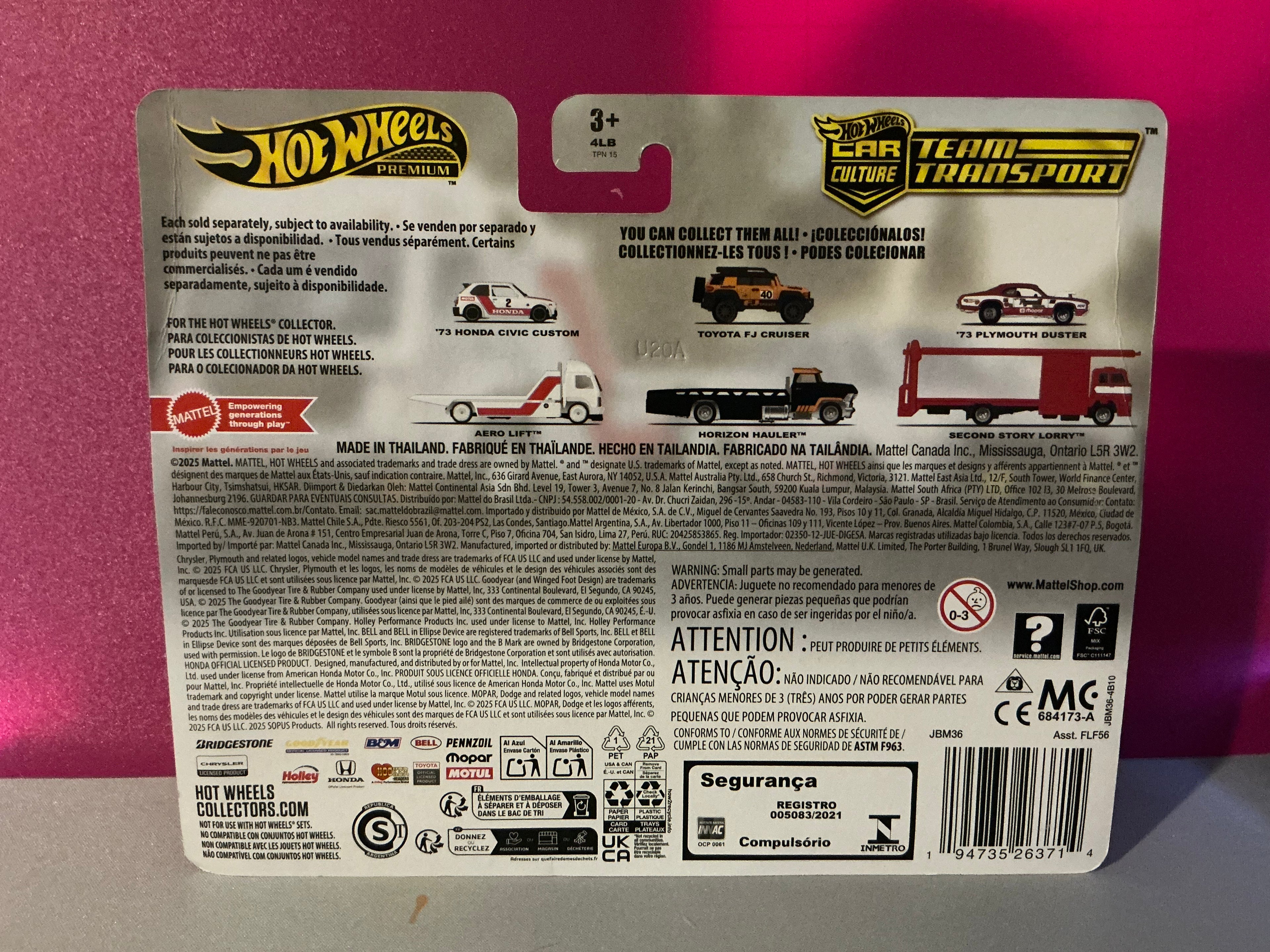 73’ Honda Civic Custom Premium HotWheels Unopened