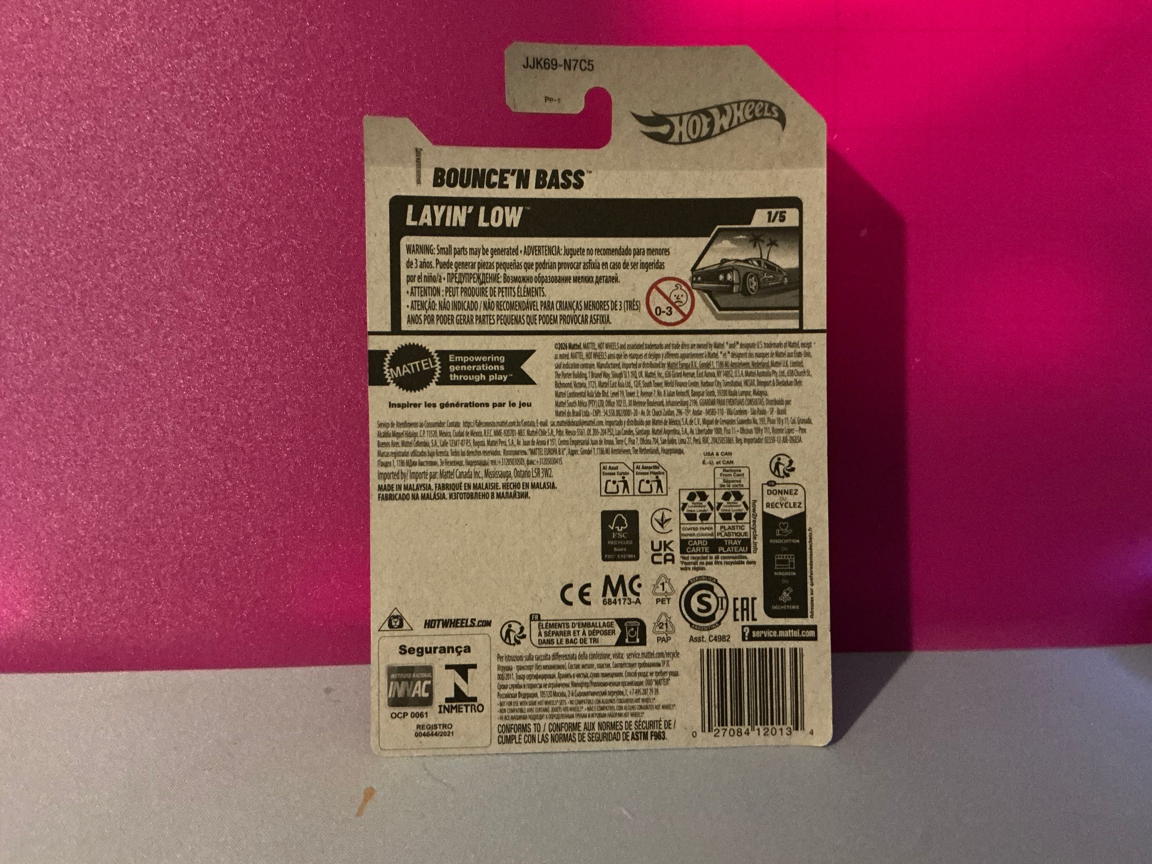 Bounce’N Bass HotWheels Unopened