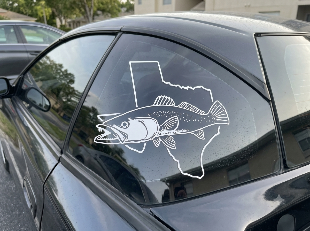 Texas Speckled Trout Vinyl Sticker – Fishing Decal