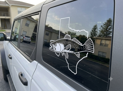 Texas Speckled Trout Vinyl Sticker – Fishing Decal