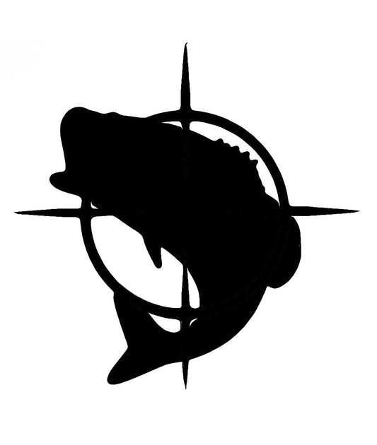 Custom 7x7inch black decal quantity of 2