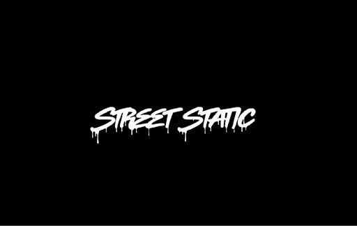 StreetStatic drip vinyl decal | banner