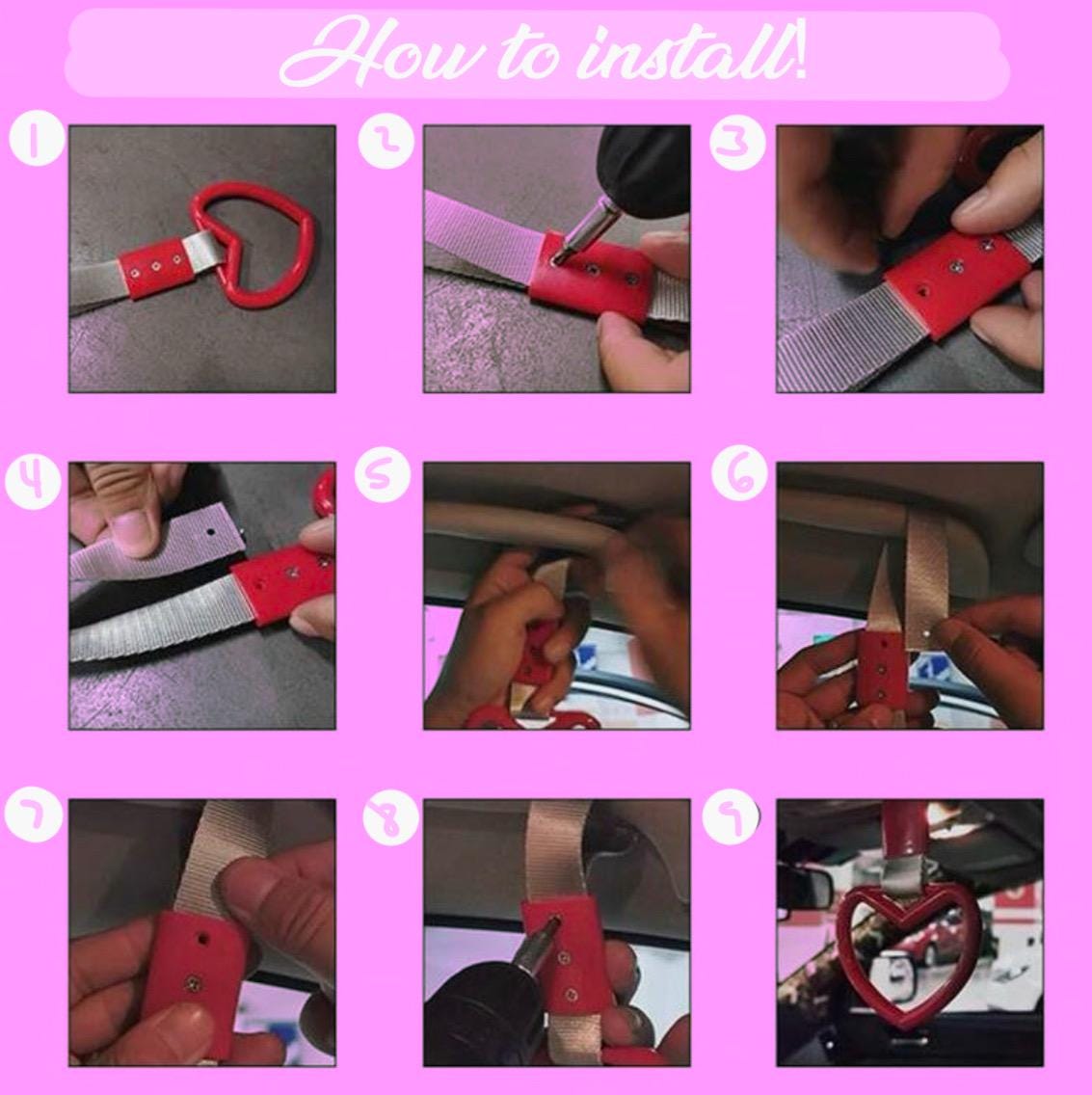 Heart JDM tsurikawa | drift accessory