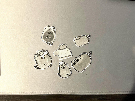 Plusheen multi sticker pack | cute sticker for scrapbook