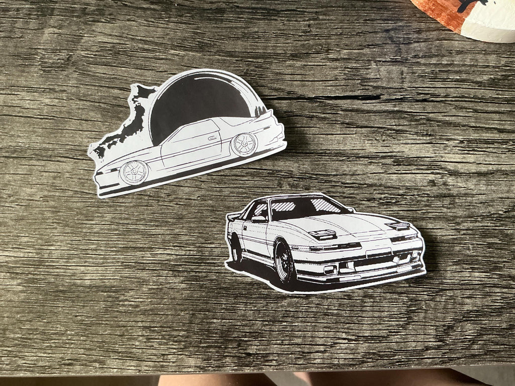 Supra sticker 2-pack:  scrapbook decals etc