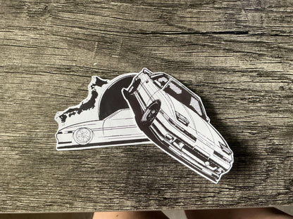 Supra sticker 2-pack:  scrapbook decals etc