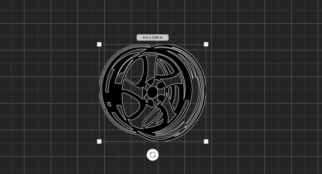 Whistler Wheel Rim Vinyl Sticker | Car Decal