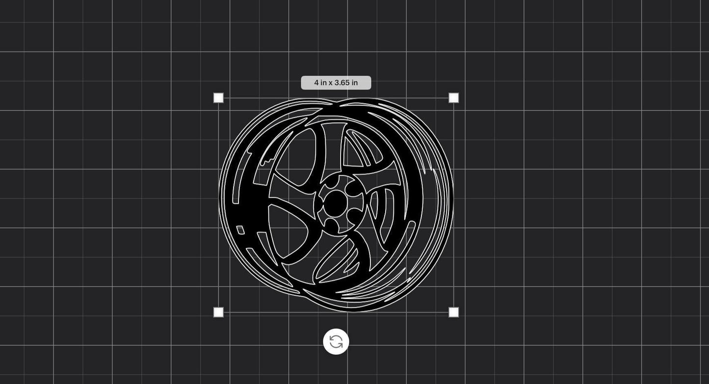 Whistler Wheel Rim Vinyl Sticker | Car Decal