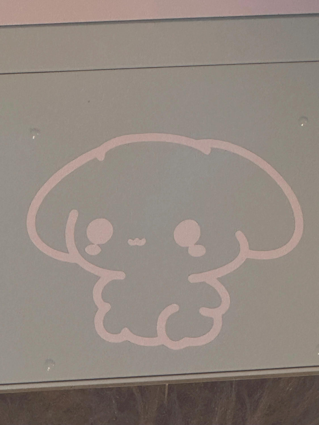 Cute bunny vinyl bumper sticker | kawaii banner sticker | cute bunny viynl sticker for car, laptop, cup etc