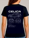Toyota Celica blueprint T-Shirt | JDM Car Graphic Tee