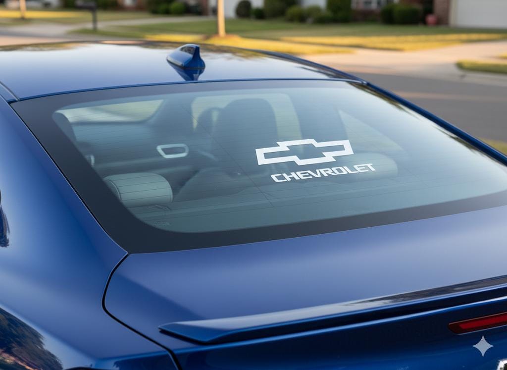 Chevy Bowtie Vinyl Decal Sticker: Car, Window, Cup Decor