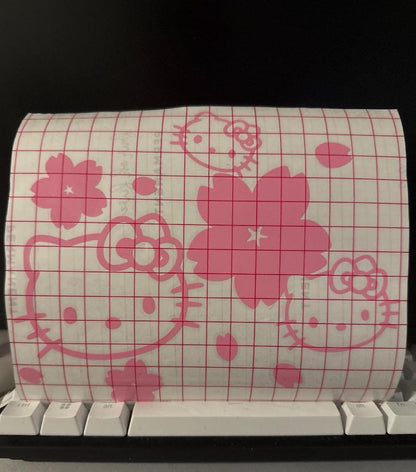 Hello kitty cherry blossom vinyl sticker | hello kitty inspired car sticker