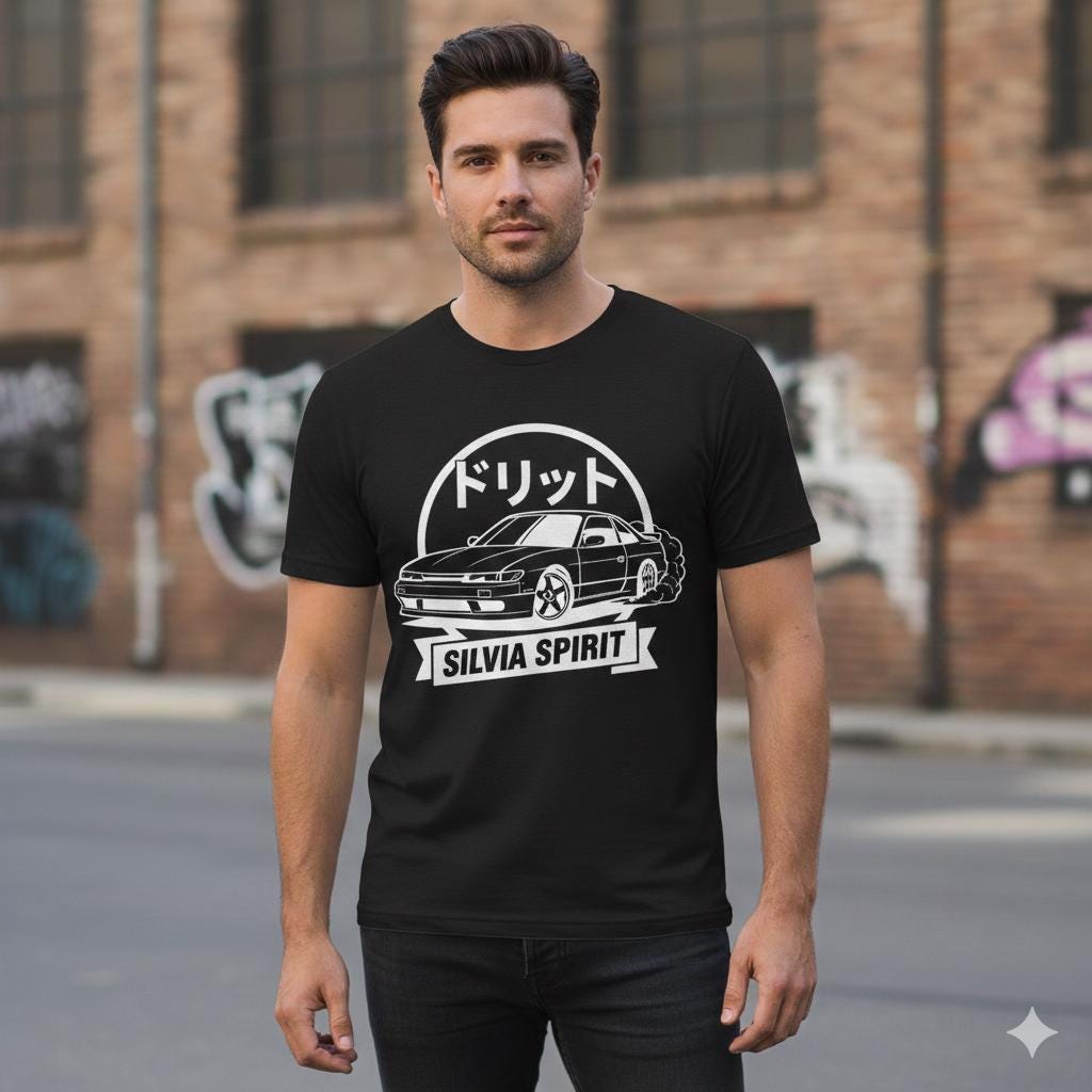 JDM Silvia S13 Drift T-Shirt, hoodie, Japanese Street Racing Aesthetic, Silvia Spirit Car Enthusiast hoodie/T-shirt