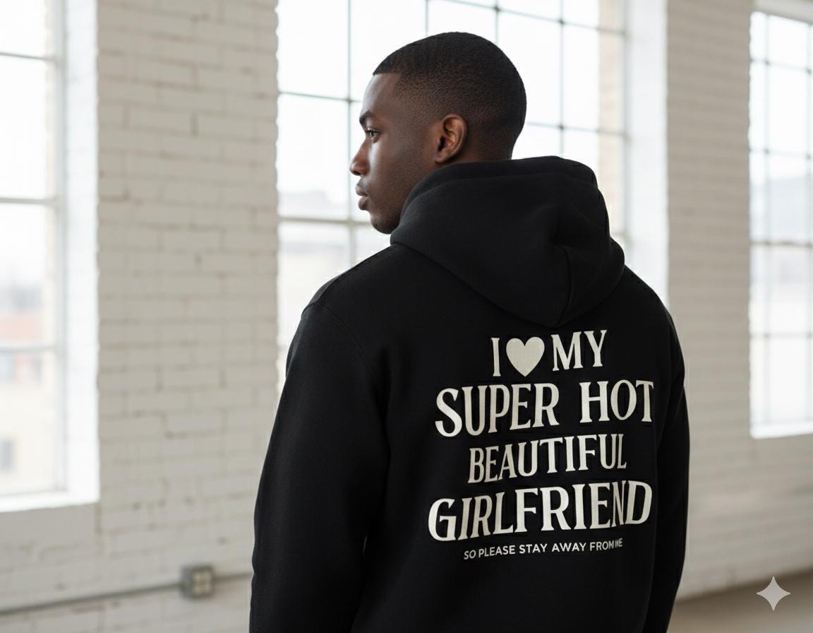 I Love My Super Hot Beautiful Girlfriend Shirt - Funny Boyfriend T-Shirt - Stay Away From Me Hoodie - Sarcastic Anniversary Gift for Him