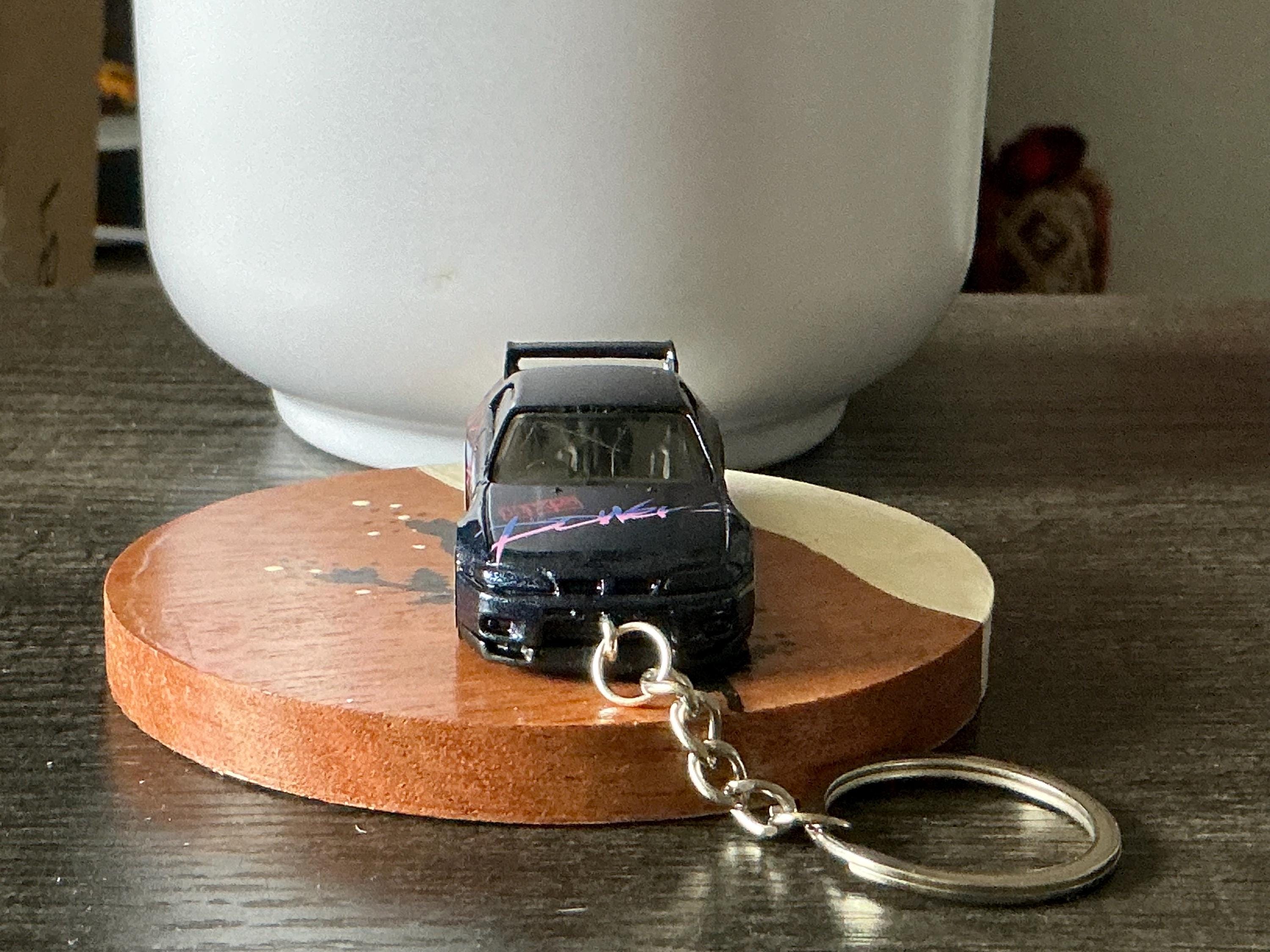 Nissan Skyline GT-R R34 Keychain, BNR34 Hot Wheels Keyring, JDM Godzilla Car Gift, Paul Walker Tribute Car, Custom Diecast Car Guy Gift