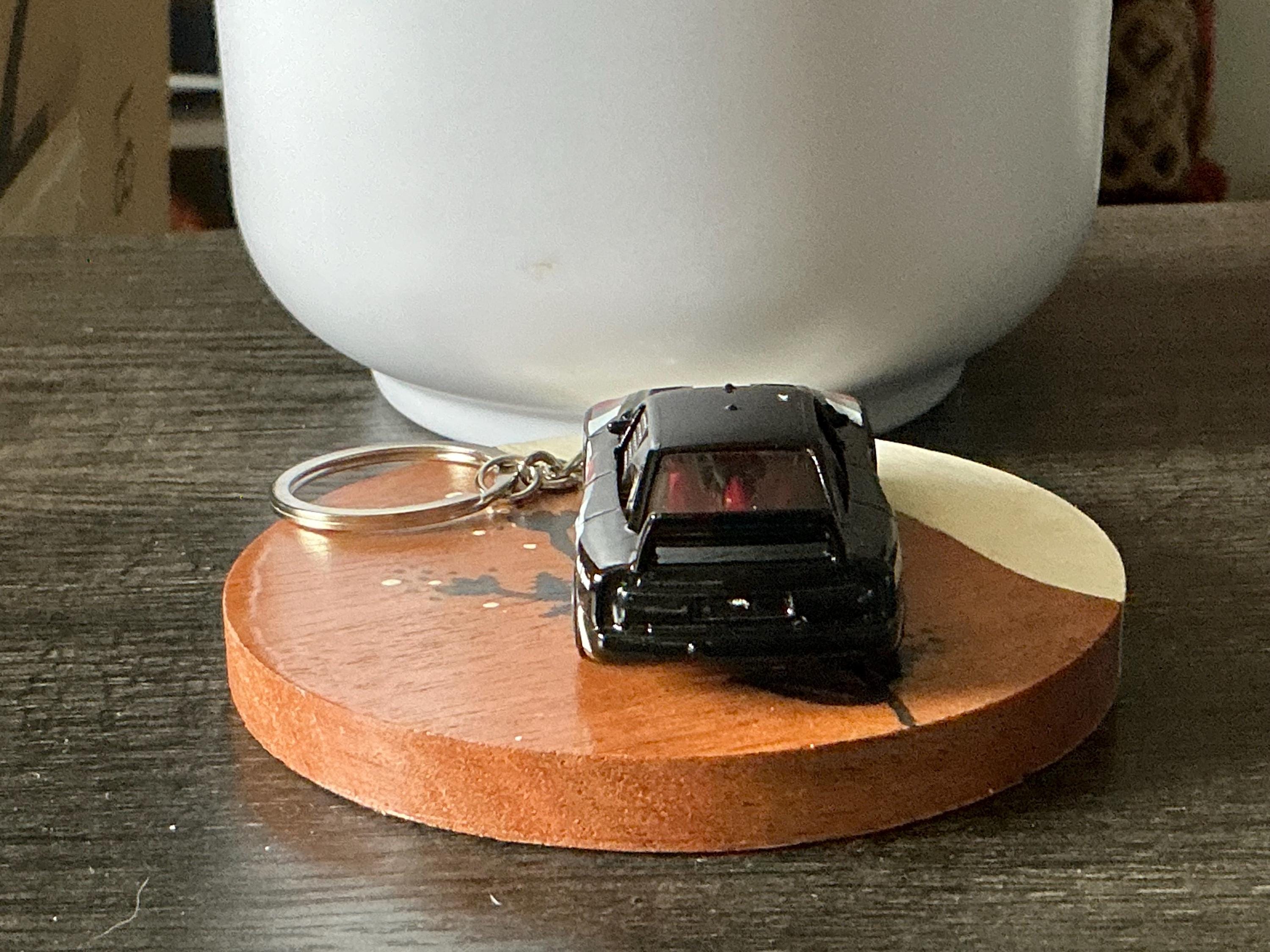 Audi 90 Quattro Keychain, Custom Hot Wheels Keyring, Retro Racer Diecast Accessory, JDM Style Euro Car Gift, Audi Quattro AWD Key Ring,