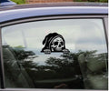 Grim Reaper Peeker Sticker: JDM Weatherproof Vinyl Decal | car decal sticker