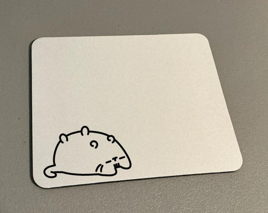 Cozy Sleeping Cat Mouse Pad – Cute Kawaii Desk Mat for Work & Gaming