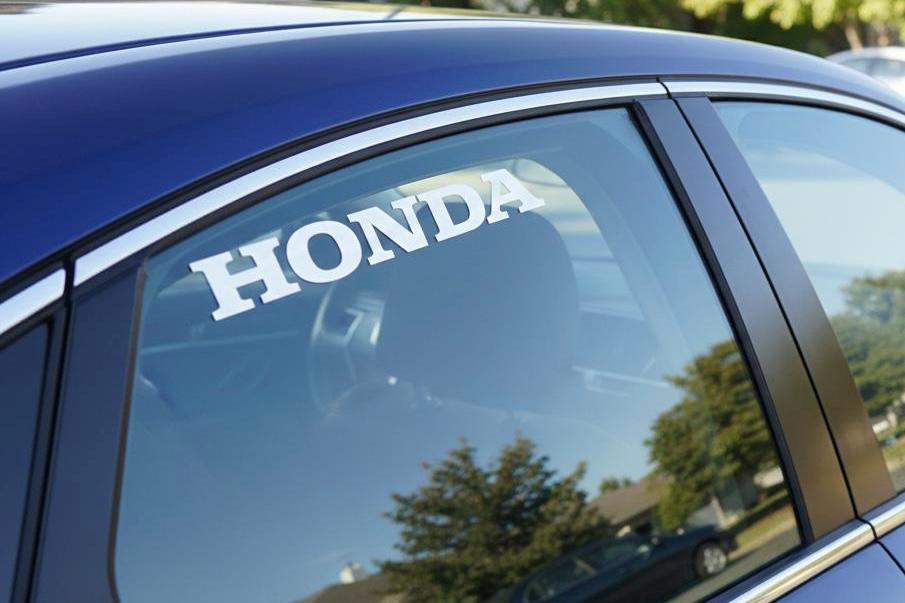 Honda Vinyl Decal Sticker for Car Windows - Weatherproof JDM Racing Decal - Honda Civic, Accord, CRV Accessories - Custom Car Vinyl