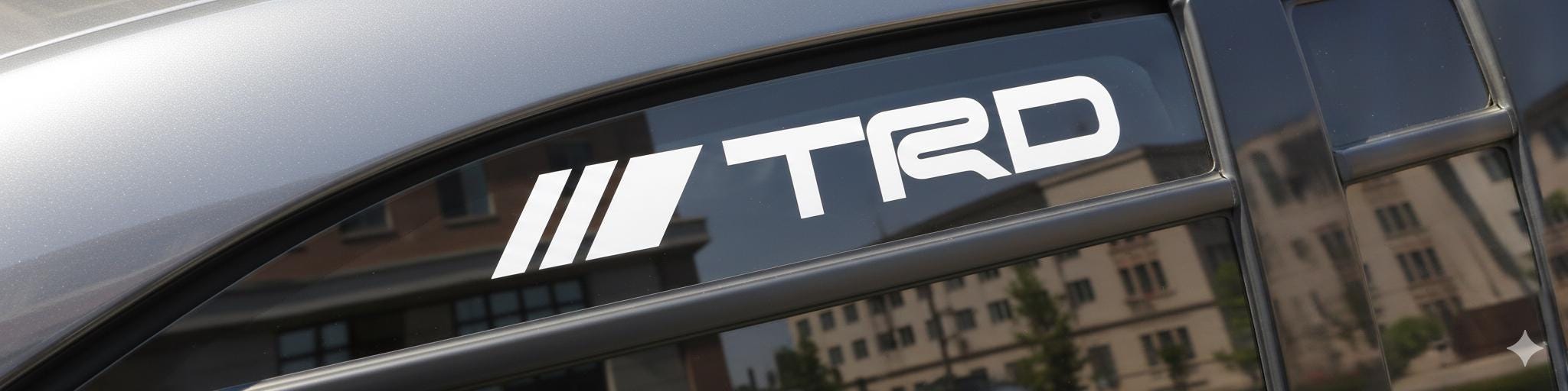 TRD Off-Road Vinyl Decal for Toyota Trucks & SUVs –  High Quality Weatherproof Car Window Graphics – 4Runner, Tacoma, Tundra Accessory