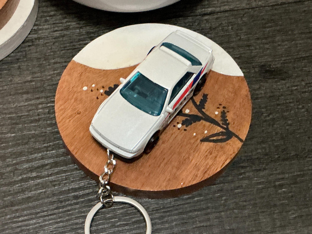 Nissan Silvia S13 Keychain, Custom Hot Wheels Car Keyring