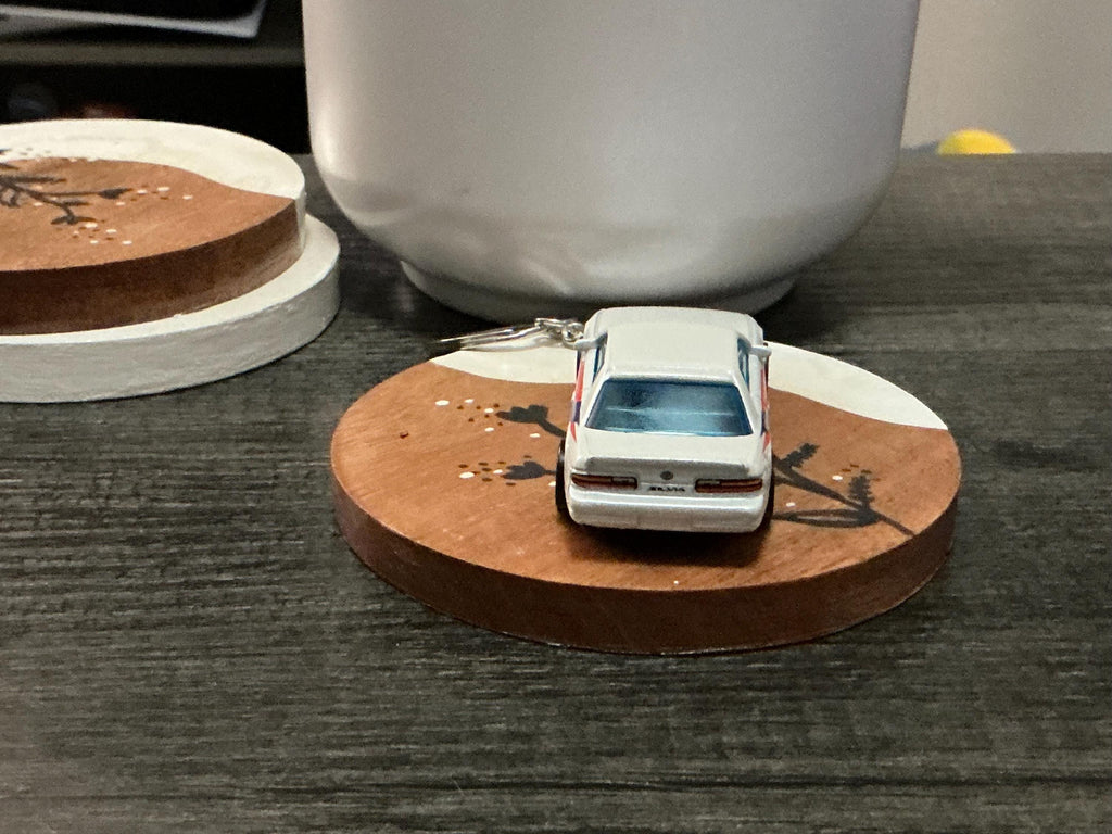 Nissan Silvia S13 Keychain, Custom Hot Wheels Car Keyring