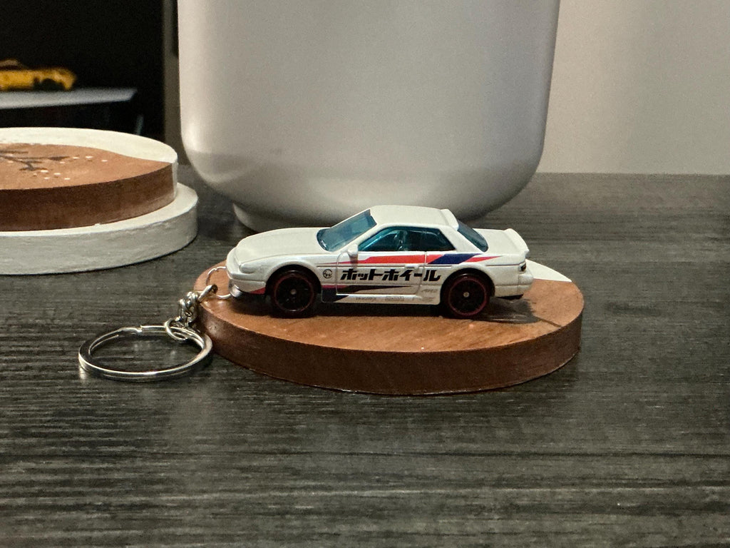 Nissan Silvia S13 Keychain, Custom Hot Wheels Car Keyring