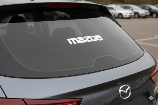 Mazda Vinyl Decal for Car Window | Mazda Logo Sticker