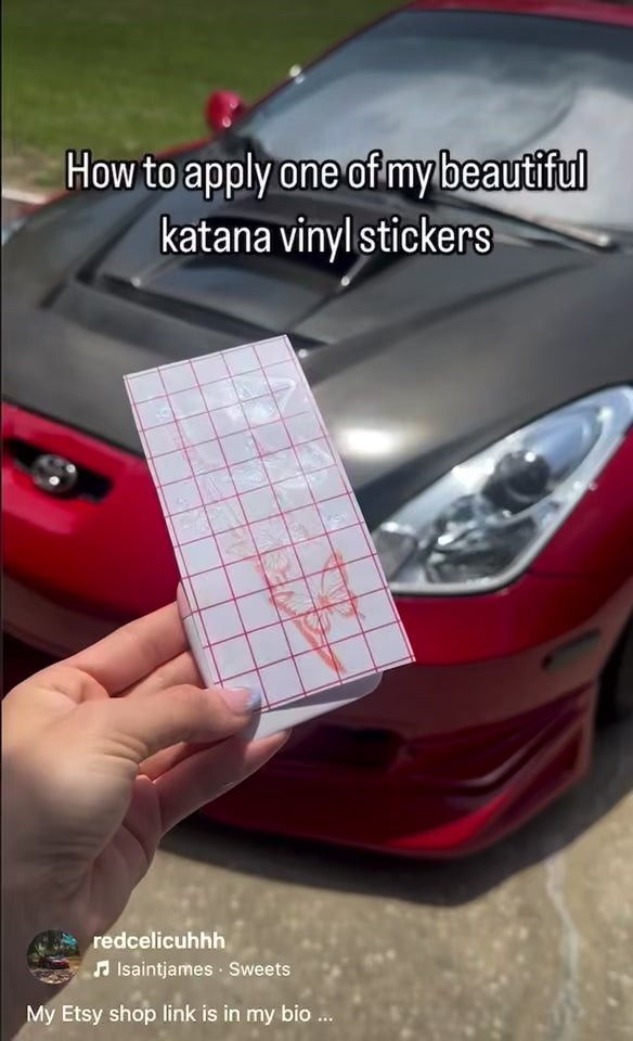 Ghost Girl Decal - Gothic Car Sticker - JDM Vinyl Decal - Spooky Emo Car Window Decal